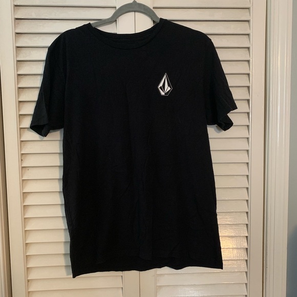 Volcom Men's Black Tee with Logo - Picture 1 of 3